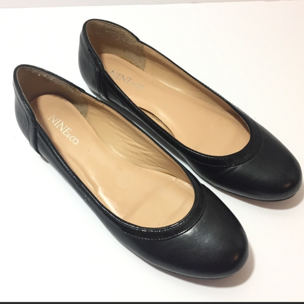 Nine & Co Women's Ballet Flats Size 9 Black